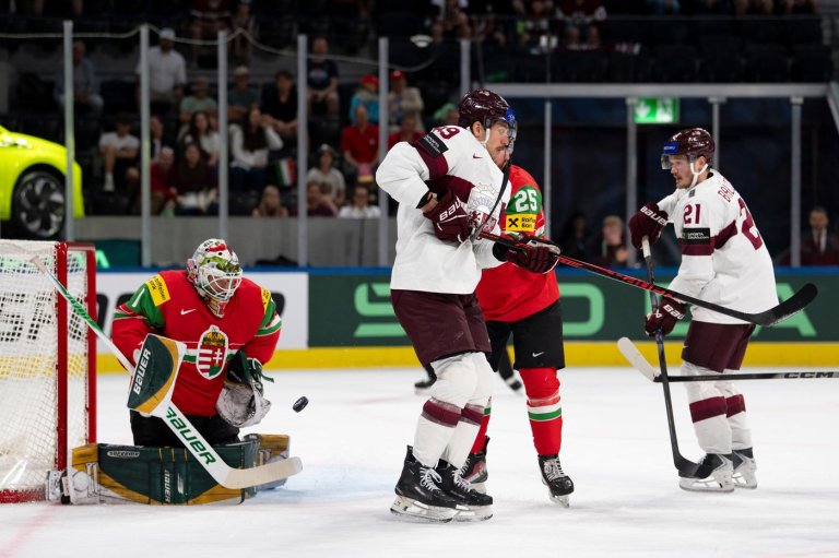 Latvia routs Hungary 8-1 to reach quarterfinals at ice hockey worlds | iNFOnews.ca