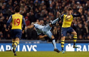 Arsenal beats Man City 2-0 in Premier League for rare away victory against top team | iNFOnews.ca CP31529119