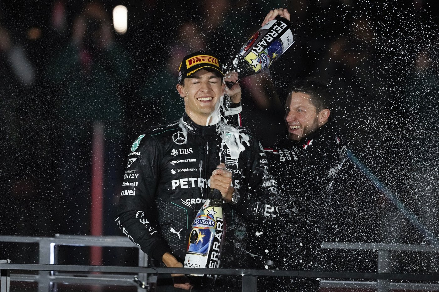 Russell and Hamilton give Mercedes a 1-2 finish in Las Vegas | iNFOnews.ca