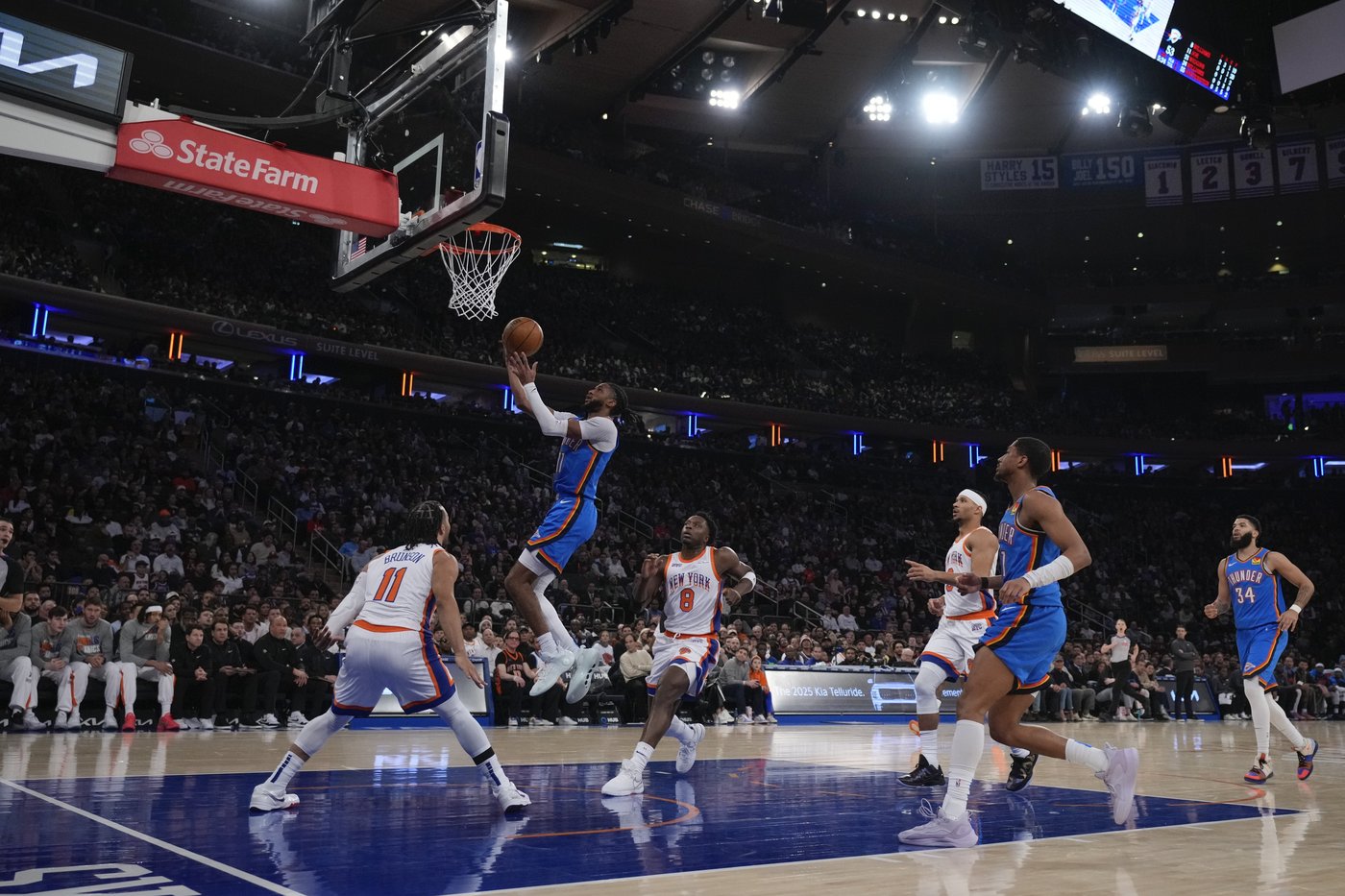 Thunder bounce back to rout Knicks 126-101 in first game since end of 15-game win streak | iNFOnews.ca Thunder bounce back to rout Knicks 126-101 in first game since end of 15-game win streak | iNFOnews.ca