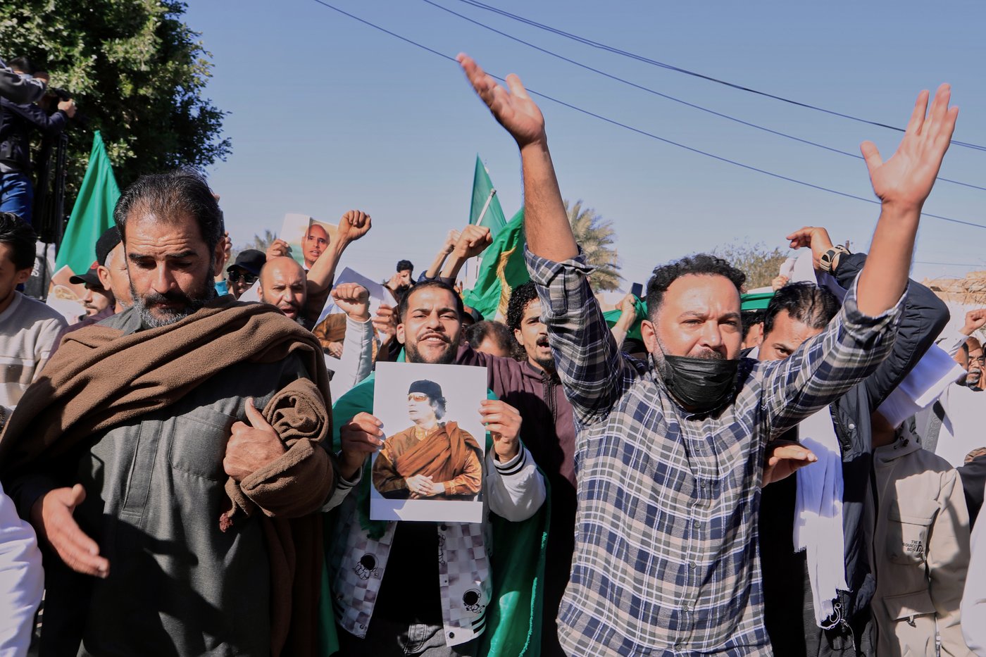 Thousands of Libyans gather for the funeral of Gadhafi’s son who was shot and killed this week | iNFOnews.ca