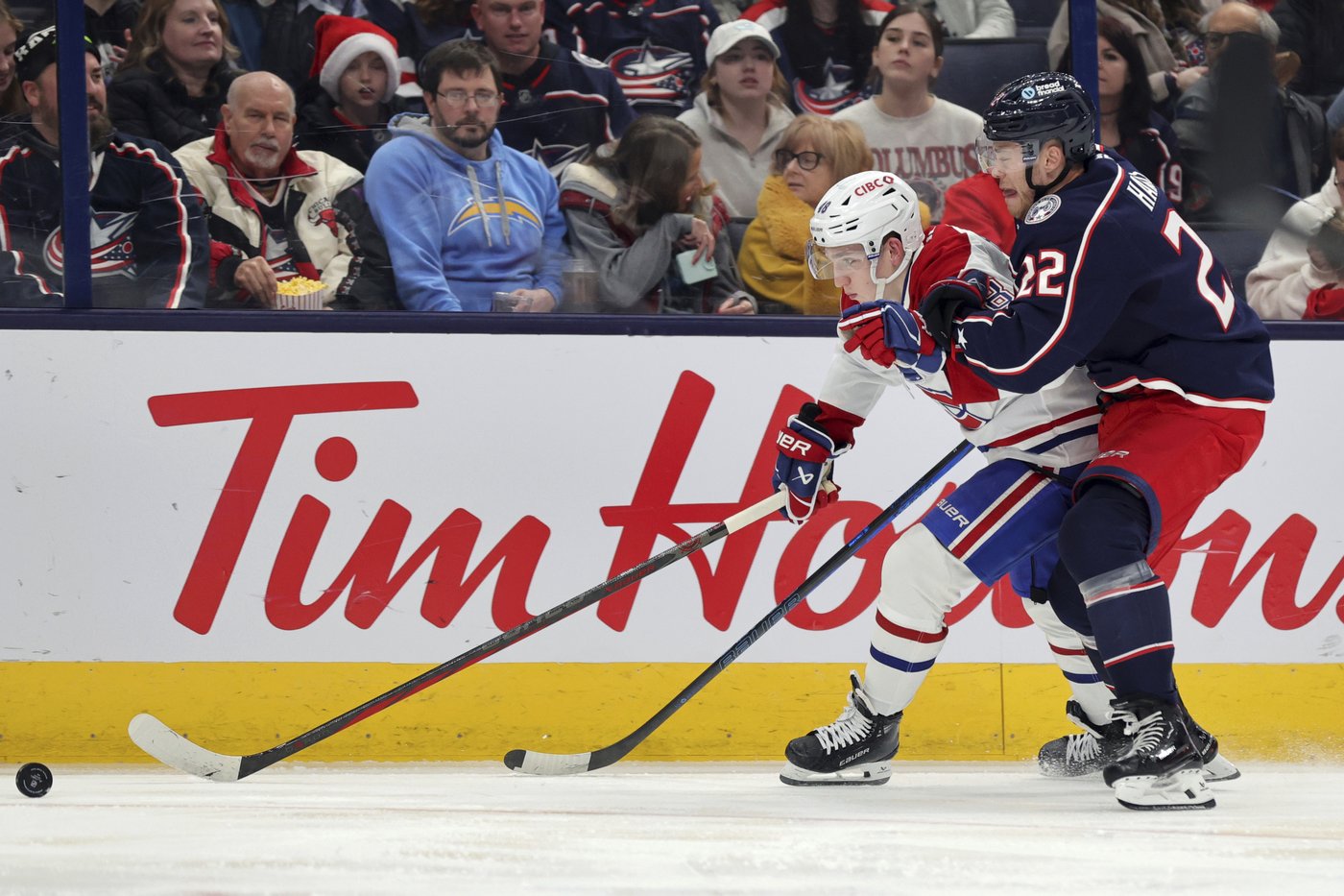 Marchenko’s late goal lifts Blue Jackets past Canadiens 5-4 | iNFOnews.ca