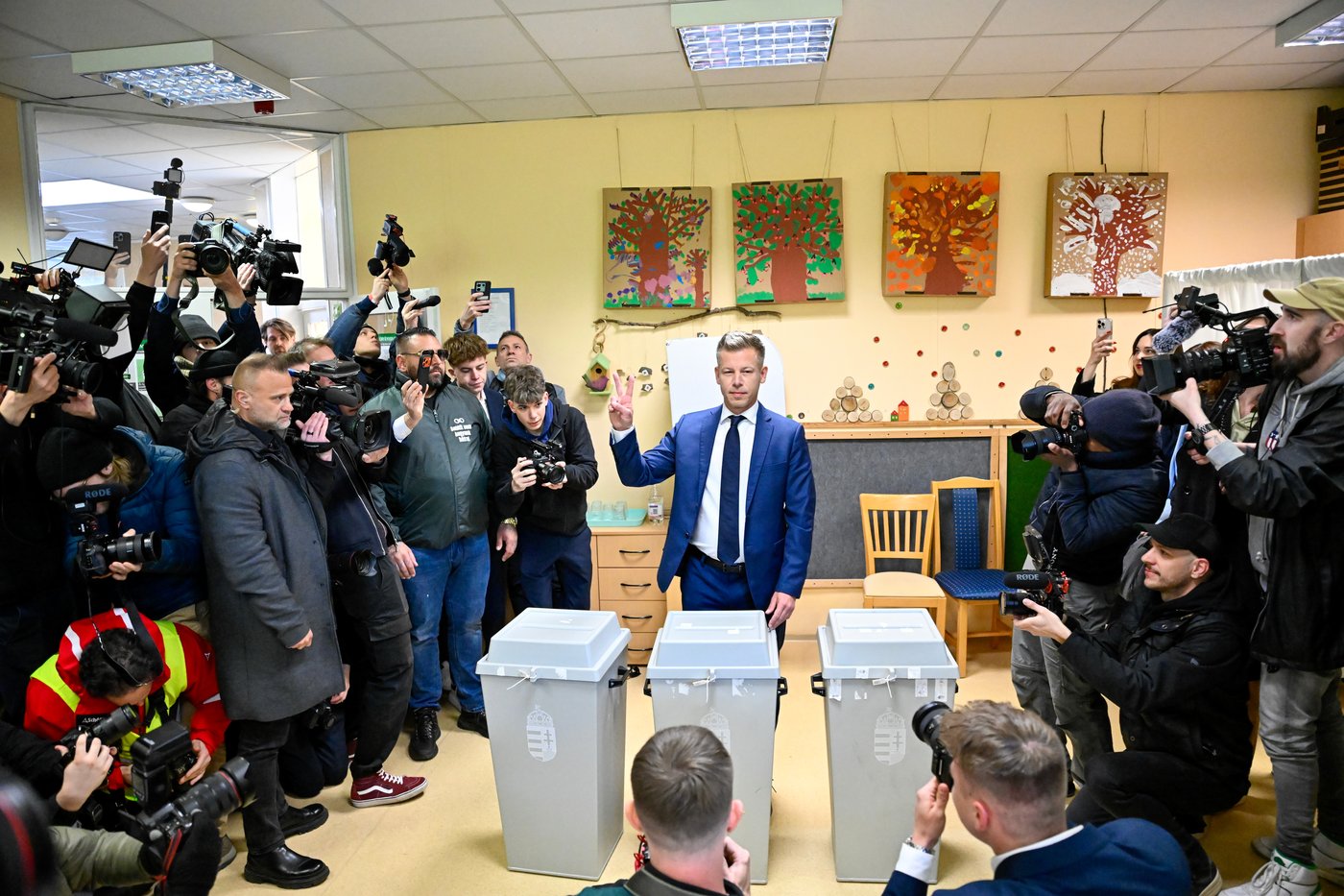 Photos of Hungary's presidential election, as voters end Viktor Orbán's 16-year rule | iNFOnews.ca