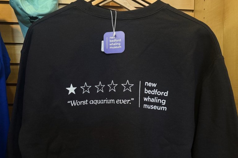Whaling Museum goes viral for ‘worst aquarium ever’ T-shirts, totes | iNFOnews.ca