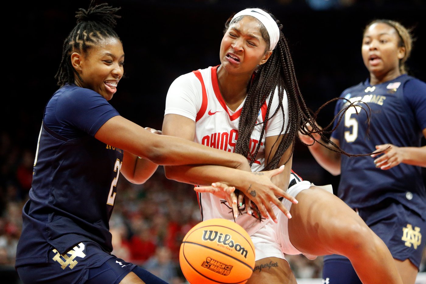 Hidalgo has another strong performance, Notre Dame women beat Ohio State to move into Sweet 16 | iNFOnews.ca