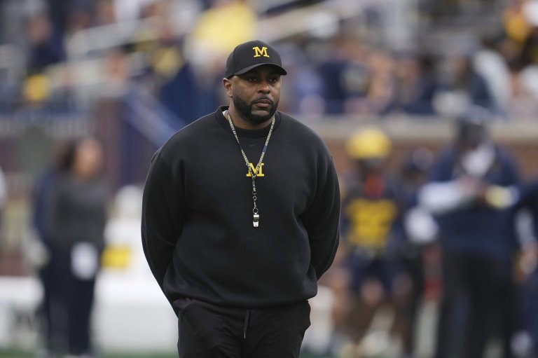 Michigan coach Sherrone Moore says Biff Poggi will lead team during his upcoming 2-game suspension | iNFOnews.ca