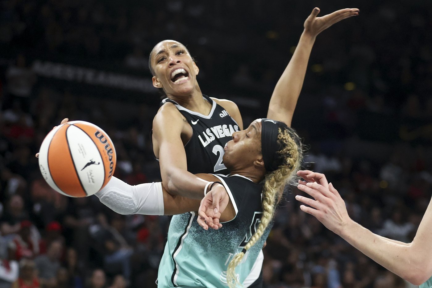 Ionescu scores 22 points to lead Liberty to 76-62 win over Aces and into WNBA Finals | iNFOnews.ca Ionescu scores 22 points to lead Liberty to 76-62 win over Aces and into WNBA Finals | iNFOnews.ca
