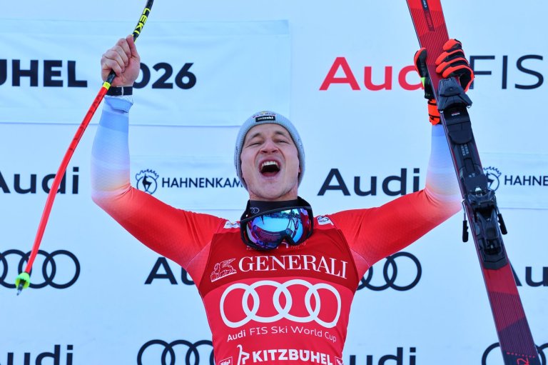 Odermatt narrowly beats Swiss teammate von Allmen to win last World Cup super-G before Olympics | iNFOnews.ca