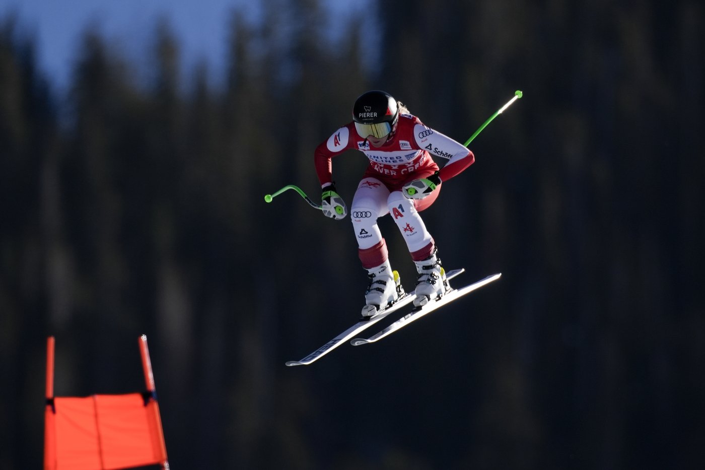 Cornelia Huetter of Austria wins first-ever women's World Cup downhill held on Birds of Prey course | iNFOnews.ca