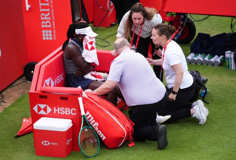Canada's Mboko withdraws from Queen's Club singles match after fall | iNFOnews.ca