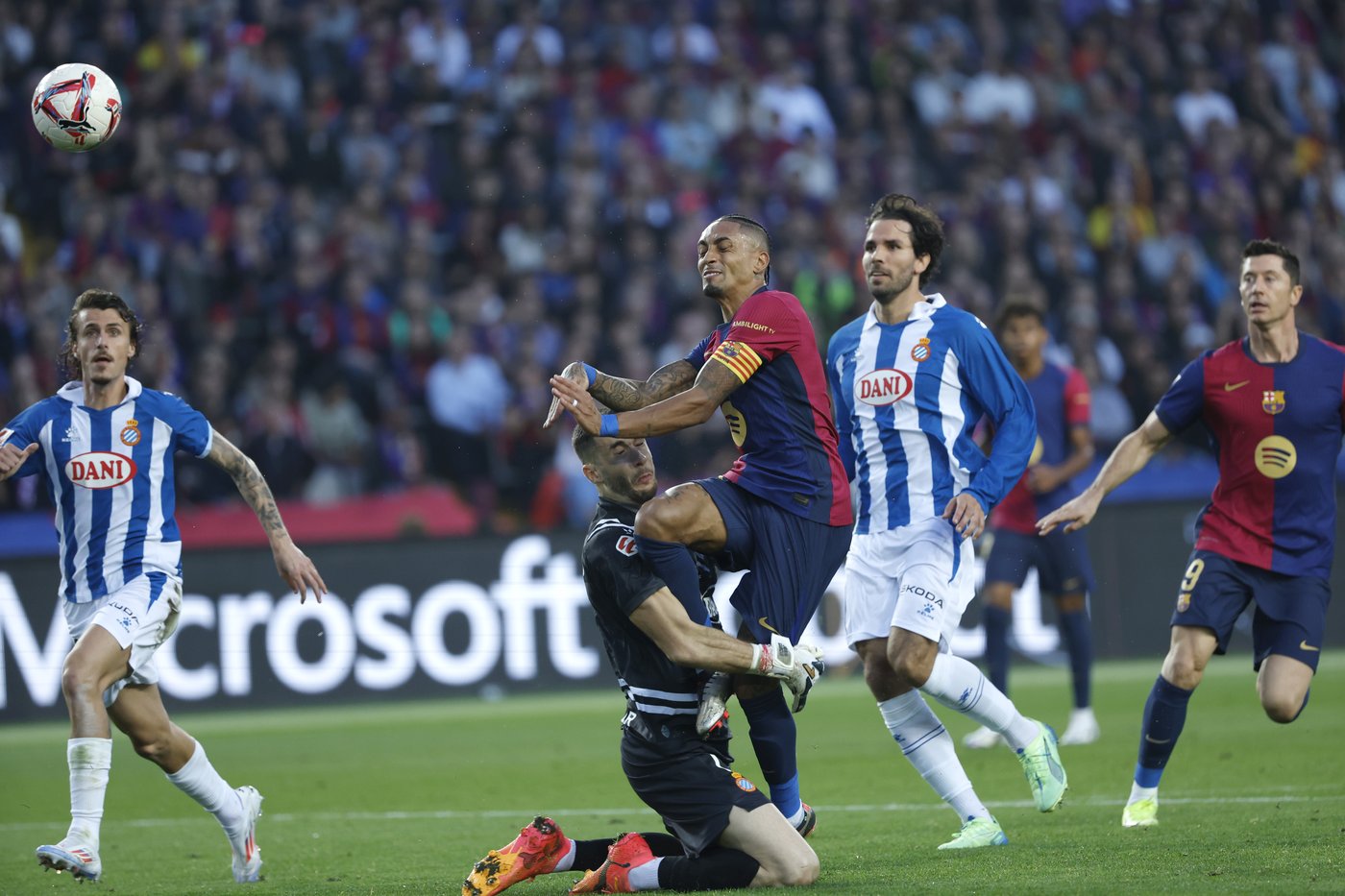 Dani Olmo leads Barcelona to city derby win over Espanyol | iNFOnews.ca