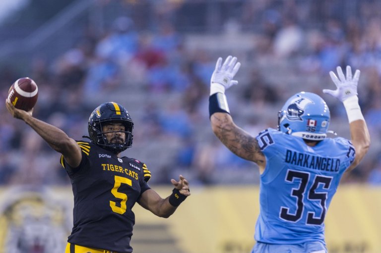 Missed field goal on game's final play gives Tiger-Cats 24-23 win over Argonauts | iNFOnews.ca