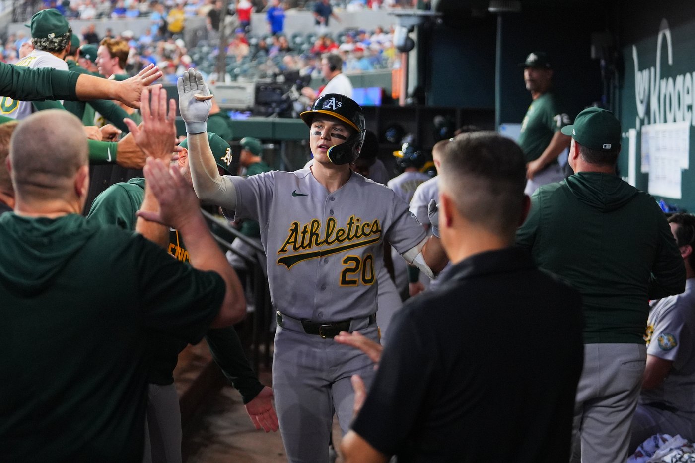Bolte's first career multihomer game leads Athletics over Rangers 9-2 | iNFOnews.ca