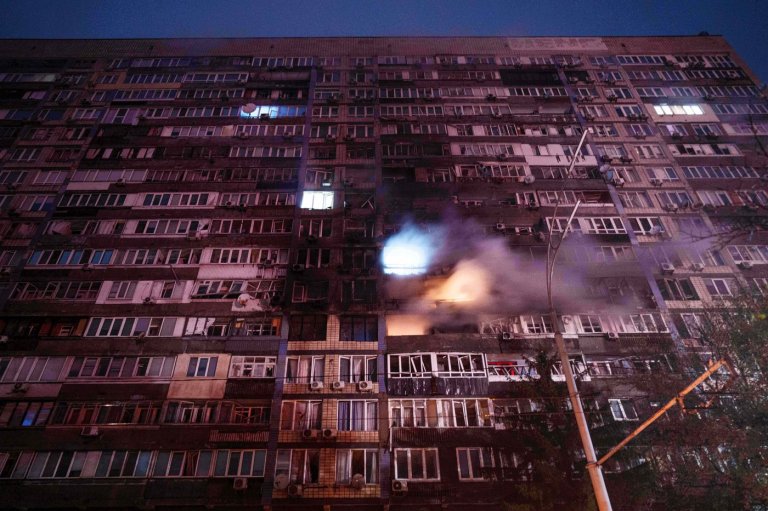 Russian airstrikes cause damage across Ukraine's capital and injure at least 9 | iNFOnews.ca