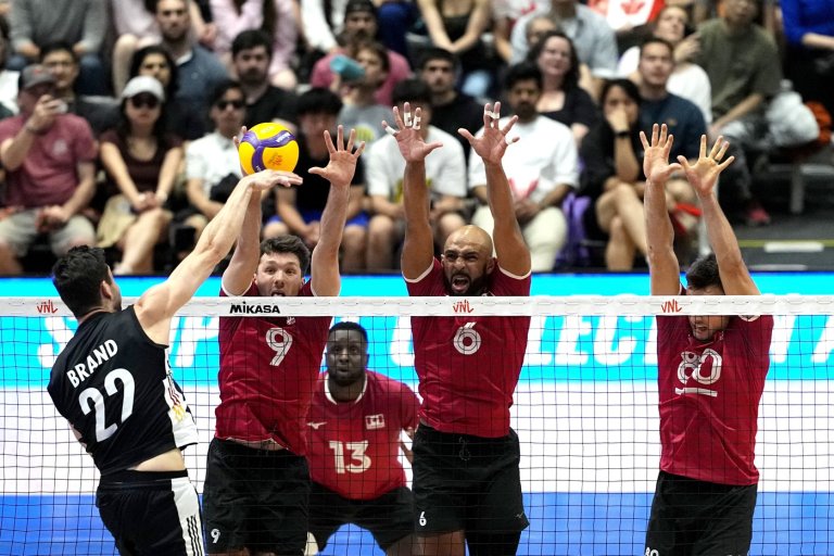 Canada men fall 3-2 to Germany in Volleyball Nations League opener | iNFOnews.ca