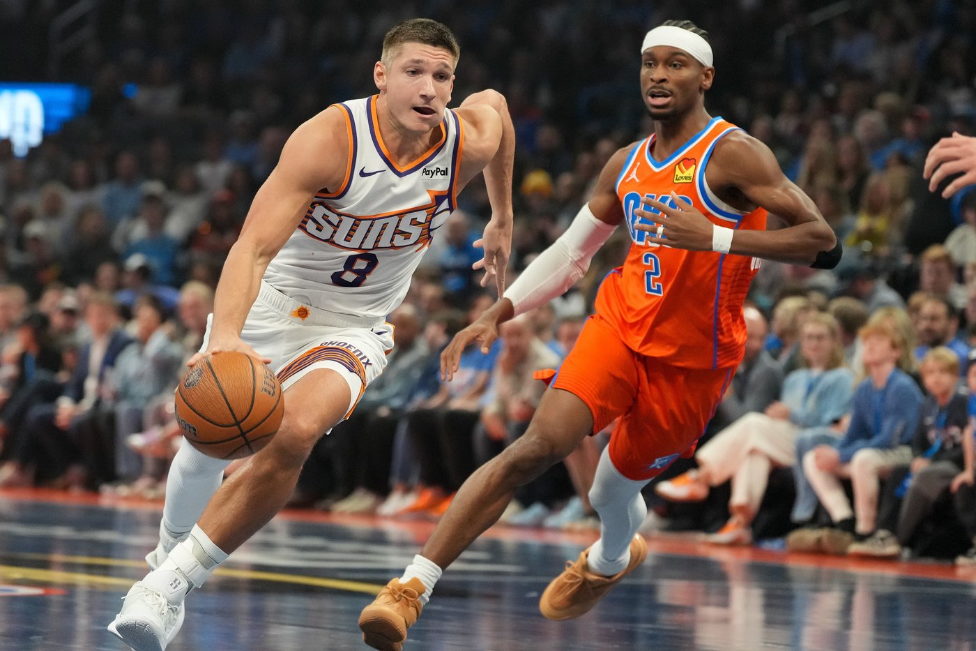 Suns' Grayson Allen ejected after shoving Thunder's Holmgren to the floor in NBA Cup quarterfinal | iNFOnews.ca Suns' Grayson Allen ejected after shoving Thunder's Holmgren to the floor in NBA Cup quarterfinal | iNFOnews.ca