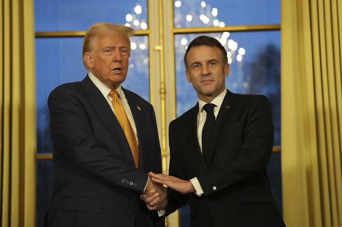 Trump is welcomed by Macron to Paris with presidential pomp and joined by Zelenskyy for their talks | iNFOnews.ca