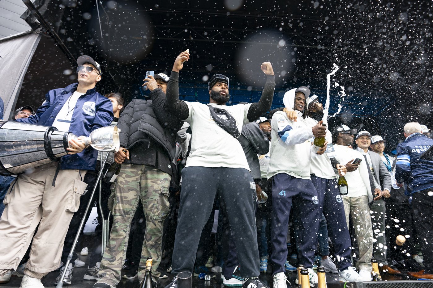 Argos celebrate Grey Cup title with energetic fan rally at Maple Leaf Square | iNFOnews.ca