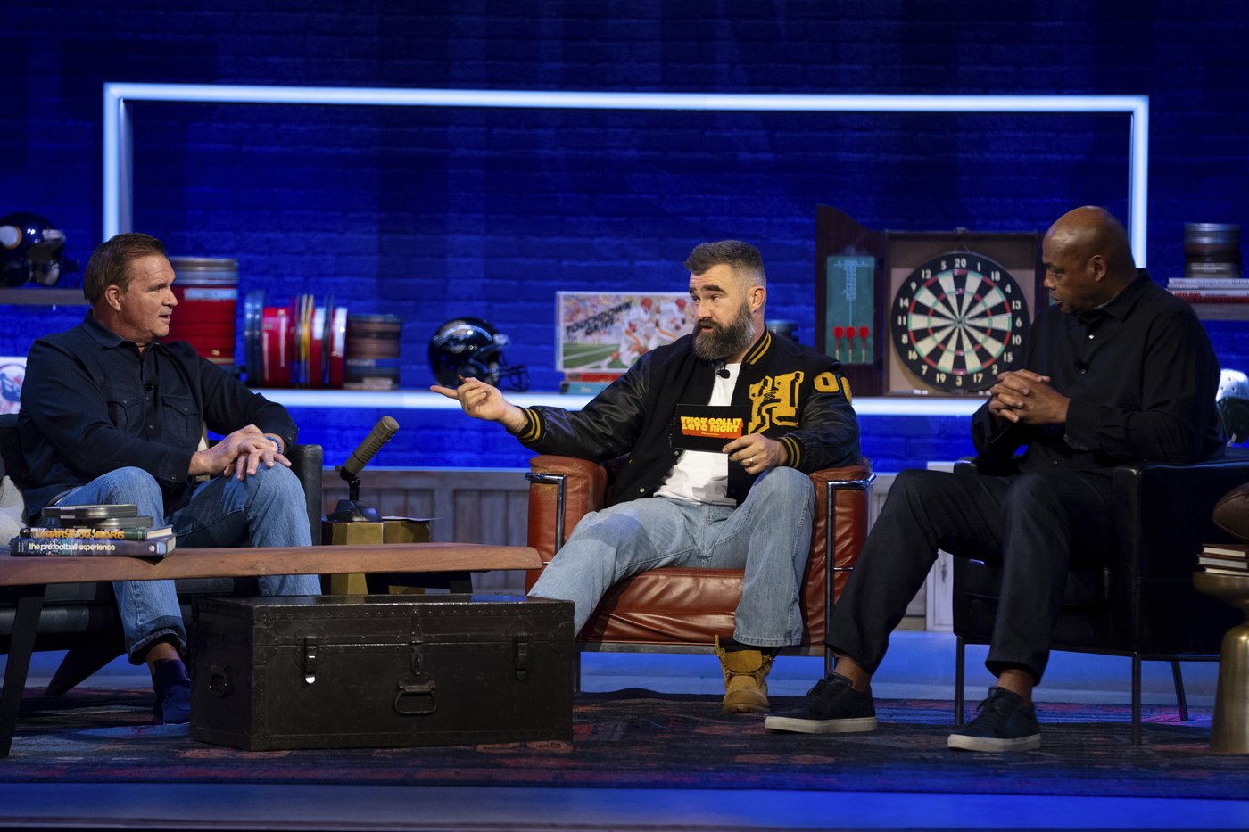 Here's Kelce! Retired Eagles great Jason Kelce tries his hand as a late-night television show host | iNFOnews.ca
