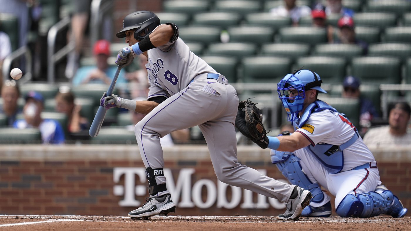 McMahon hits go-ahead homer in 7th as Rockies beat Holmes and Braves 10-1 | iNFOnews.ca