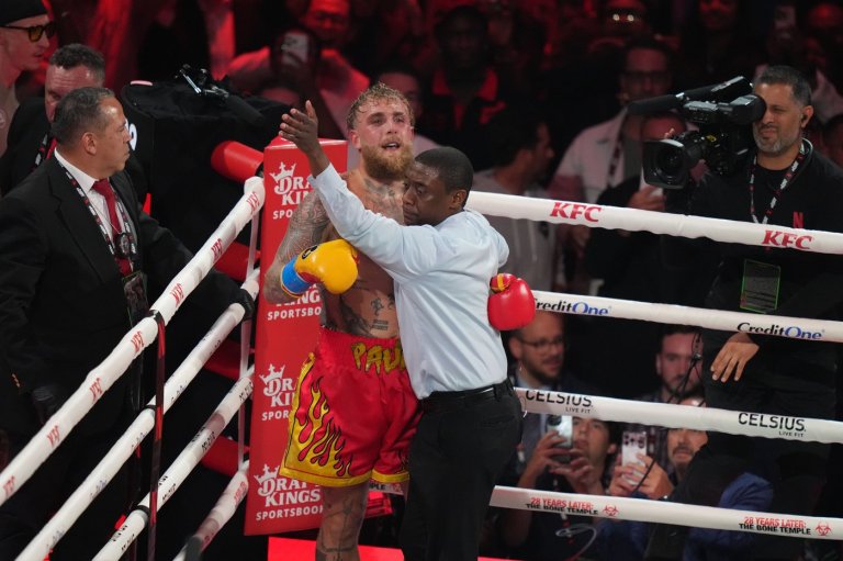 Jake Paul reports 'double broken jaw' from his KO loss to Anthony Joshua | iNFOnews.ca