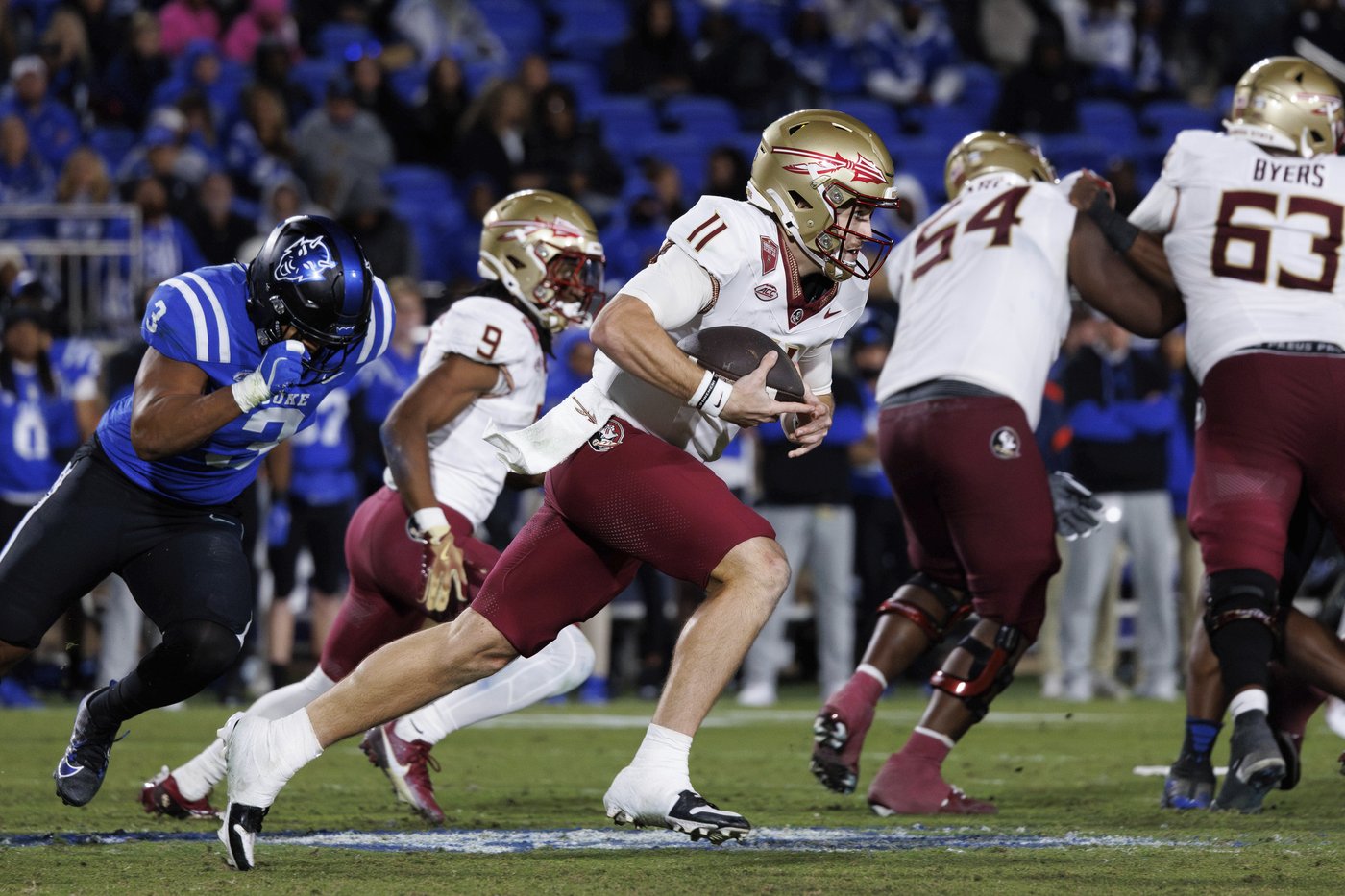 Duke beats Florida State 23-16, earns first victory over Seminoles after 22 straight losses | iNFOnews.ca
