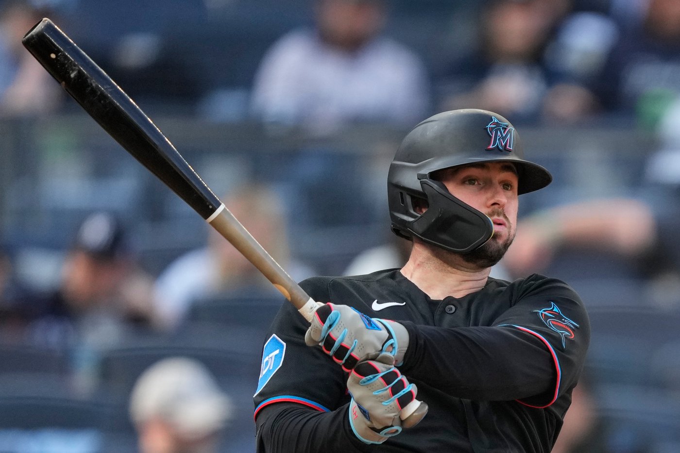 Marlins catcher Liam Hicks is struggling to throw out would-be base stealers | iNFOnews.ca Marlins catcher Liam Hicks is struggling to throw out would-be base stealers | iNFOnews.ca