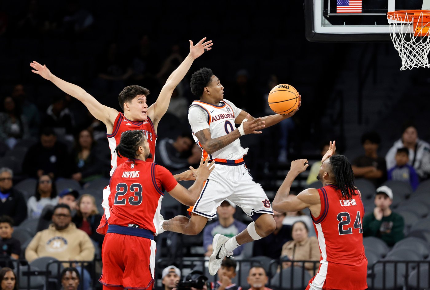 No. 21 Auburn comes from behind with 2nd-half surge to knock off No. 14 St. John's, 85-74 | iNFOnews.ca No. 21 Auburn comes from behind with 2nd-half surge to knock off No. 14 St. John's, 85-74 | iNFOnews.ca