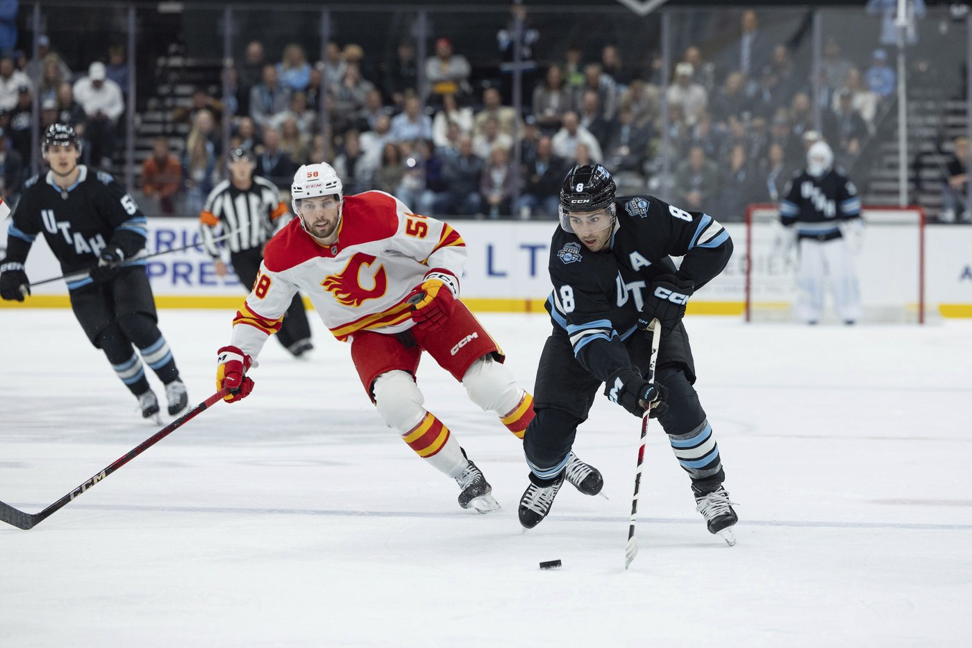 Mikhail Sergachev helps Utah beat Calgary Flames 5-1 to snap four-game skid | iNFOnews.ca