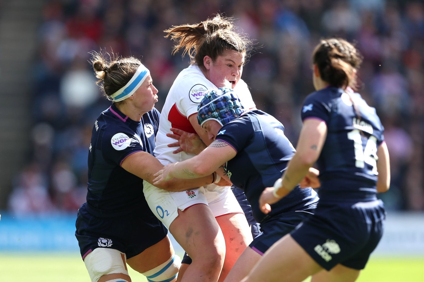 England thrashes Scotland as record Murrayfield crowd watches a Women's Six Nations rout | iNFOnews.ca