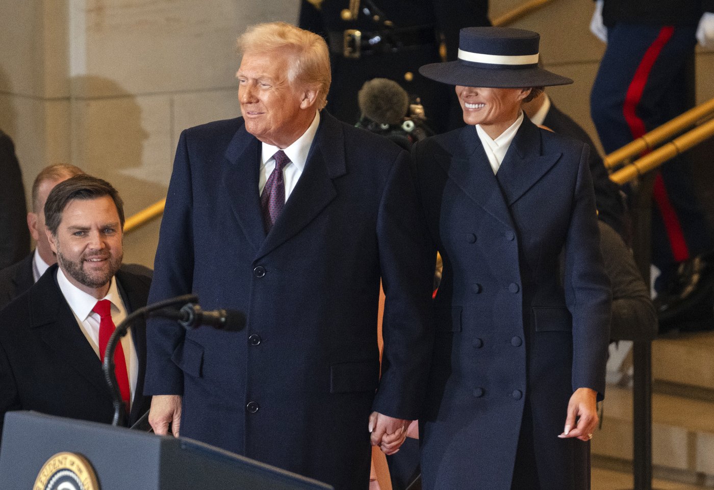 What Melania Trump wore to the inauguration - including the hat | iNFOnews.ca