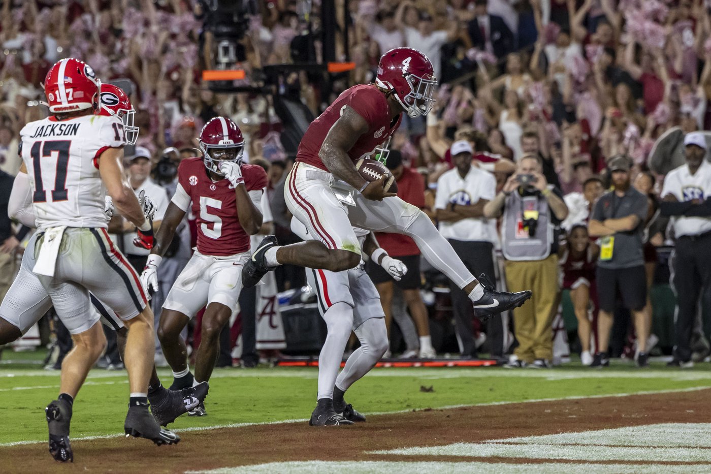 Milroe-to-Williams TD connection helps No. 4 Alabama beat No. 2 Georgia 41-34 in DeBoer's SEC opener | iNFOnews.ca Milroe-to-Williams TD connection helps No. 4 Alabama beat No. 2 Georgia 41-34 in DeBoer's SEC opener | iNFOnews.ca