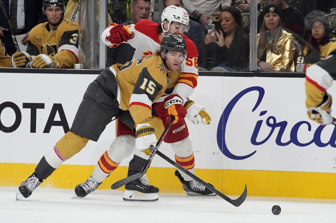 Kolesar scores twice as Golden Knights whip Flames 5-0 | iNFOnews.ca Kolesar scores twice as Golden Knights whip Flames 5-0 | iNFOnews.ca