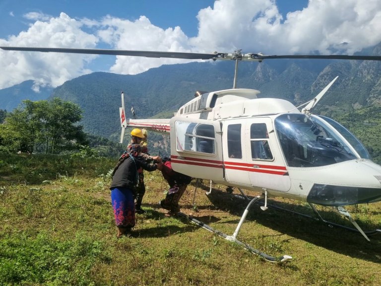 Rescue helicopters race to flood-hit Nepal villages as 5 reported missing | iNFOnews.ca