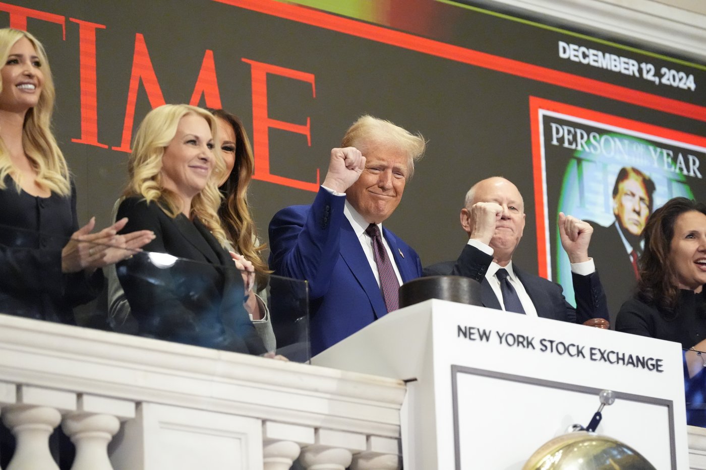Trump is named Time's Person of the Year and rings the New York Stock Exchange's opening bell | iNFOnews.ca Trump is named Time's Person of the Year and rings the New York Stock Exchange's opening bell | iNFOnews.ca