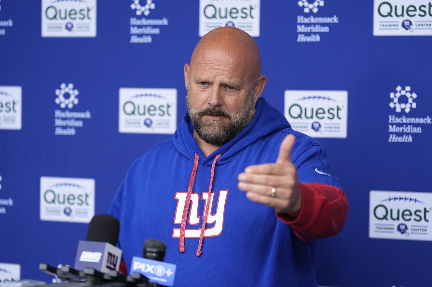 Giants wide receiver Malik Nabers not practicing with a toe injury that is 'nothing serious' | iNFOnews.ca