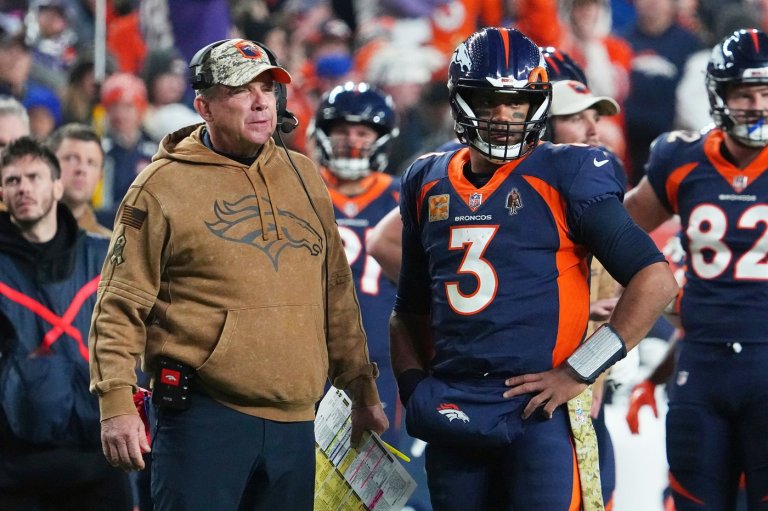Sean Payton says postgame comments were about Jaxson Dart, not Russell Wilson | iNFOnews.ca