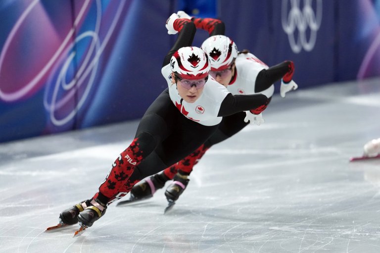 CP NewsAlert: Canada's Courtney Sarault earns bronze in 500m short-track speedskating | iNFOnews.ca