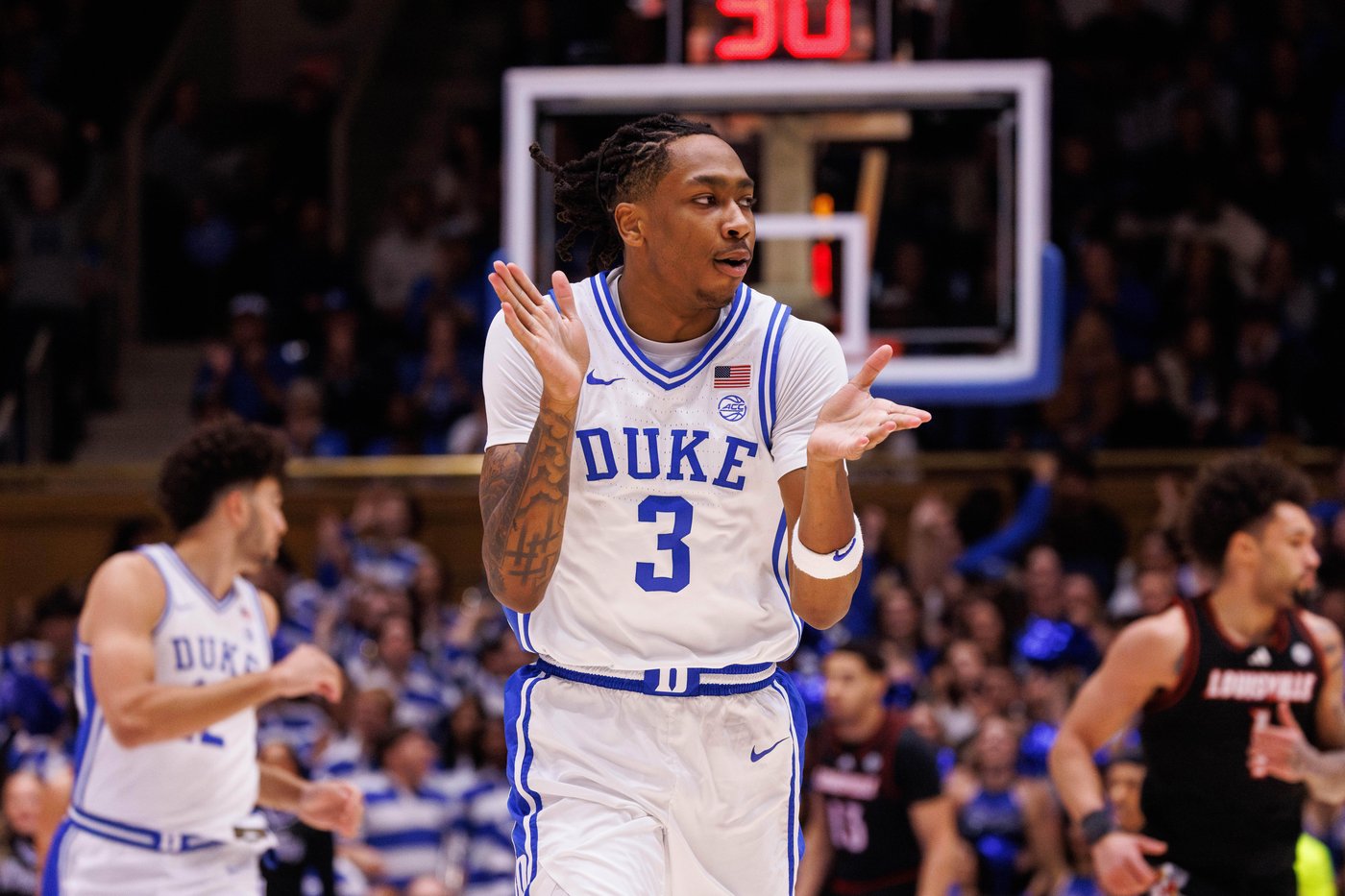 No. 4 Duke blows game open early in 2nd half, beats No. 20 Louisville 83-52 to stay perfect in ACC | iNFOnews.ca No. 4 Duke blows game open early in 2nd half, beats No. 20 Louisville 83-52 to stay perfect in ACC | iNFOnews.ca