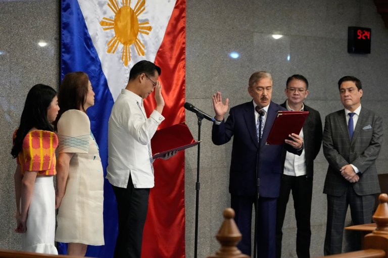 Philippine Senate president allied with Duterte removed ahead of his daughter's impeachment trial | iNFOnews.ca