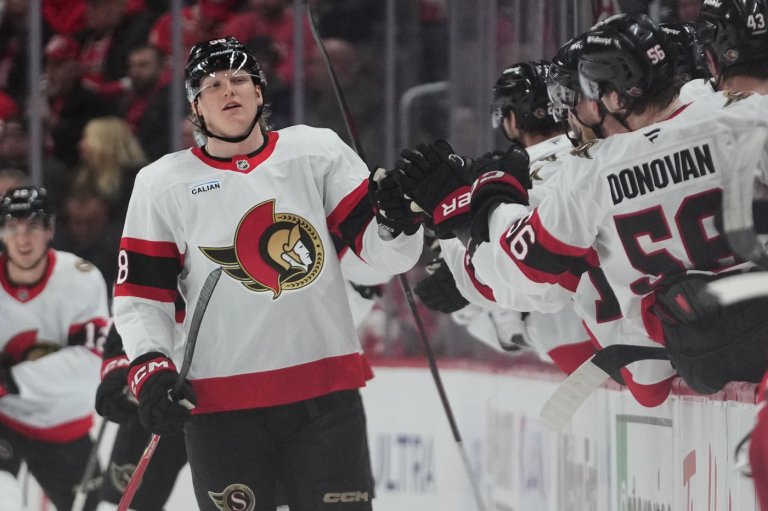 Carter Yakemchuk scores in NHL debut as streaking Senators top Red Wings, 3-2 | iNFOnews.ca