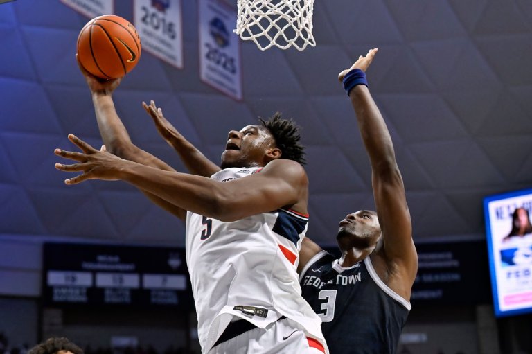 Ball and Karaban lead No. 6 UConn to a 79-75 win over Georgetown | iNFOnews.ca
