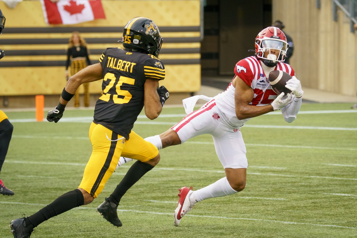 Stampeders receiver Jalen Philpot keeping an open mind about CFL's 2027 field changes | iNFOnews.ca