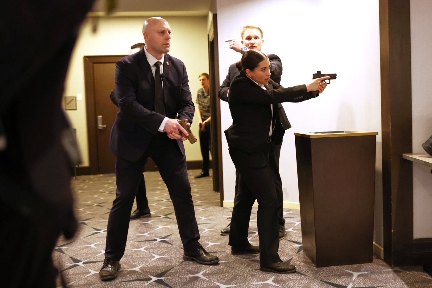 Shots fired as gunman charges toward ballroom at White House correspondents' dinner. Trump unharmed | iNwheels Shots fired as gunman charges toward ballroom at White House correspondents' dinner. Trump unharmed | iNwheels