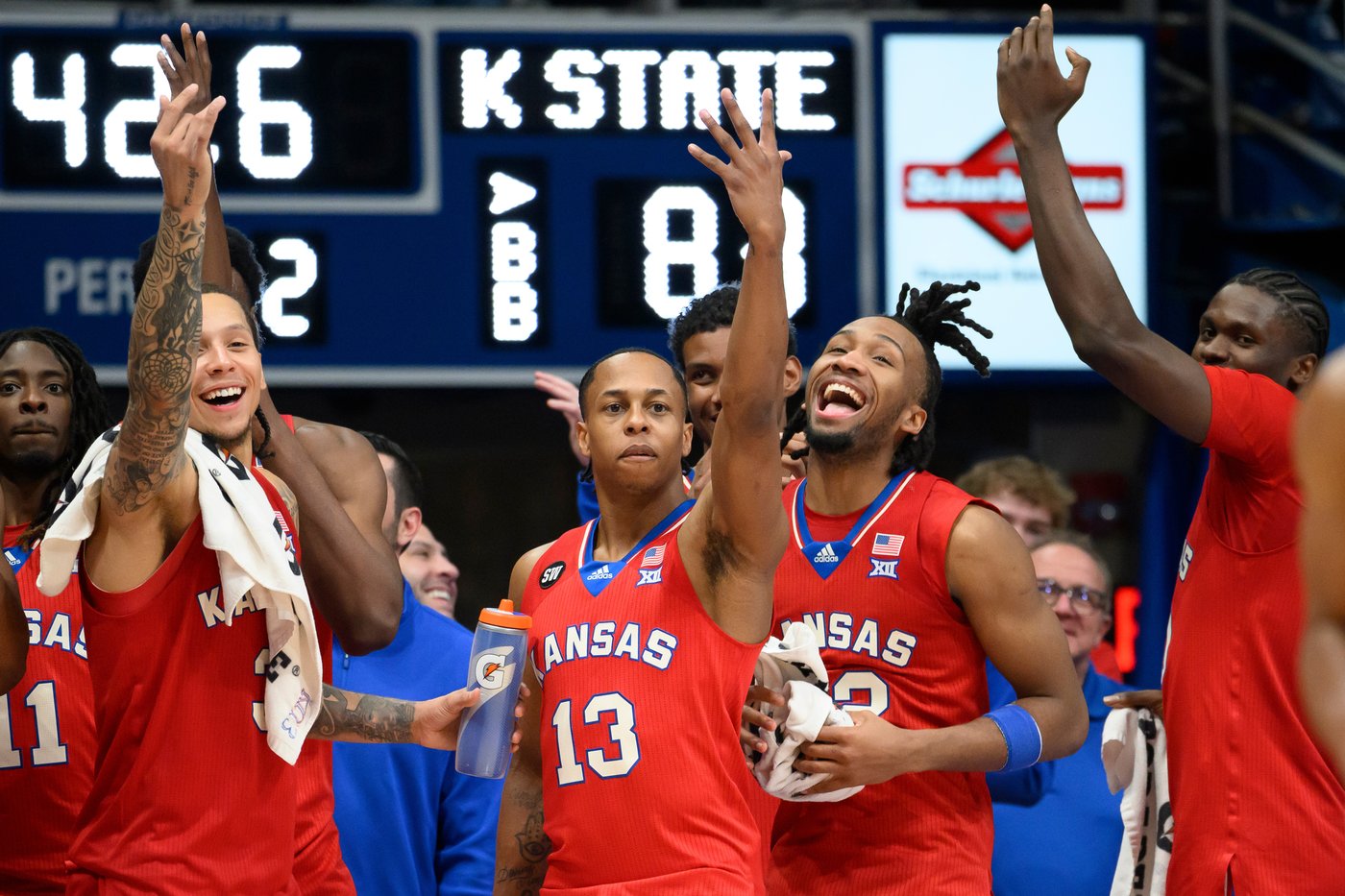 A 104-point outburst at Allen Fieldhouse puts Kansas’ boom-or-bust season in focus | iNFOnews.ca A 104-point outburst at Allen Fieldhouse puts Kansas’ boom-or-bust season in focus | iNFOnews.ca