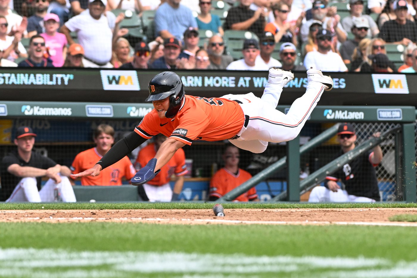 Hao-Yu Lee doubles and triples in 7-run 8th as Tigers rally past Rockies 11-7 | iNFOnews.ca