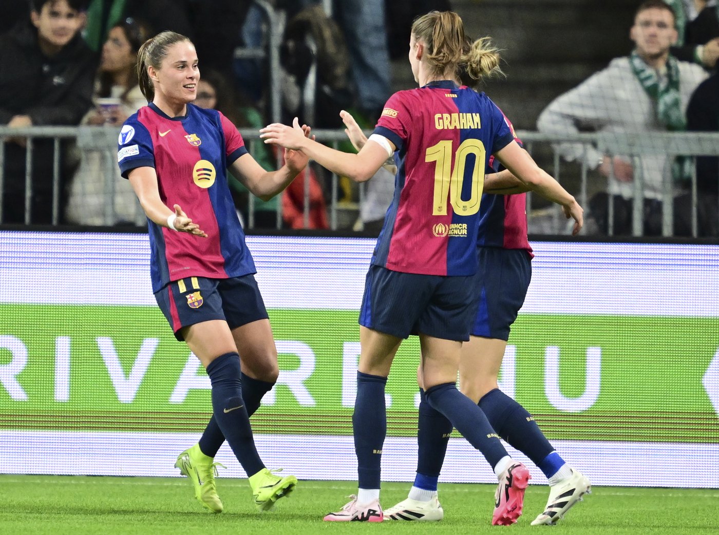 Barcelona grabs last quarterfinal spot in Women's Champions League with 3-0 win in Stockholm | iNFOnews.ca