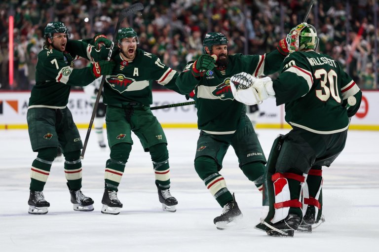Boldy's deflection late in 1st OT lifts Wild past Stars 3-2 to tie series at 2 | iNFOnews.ca