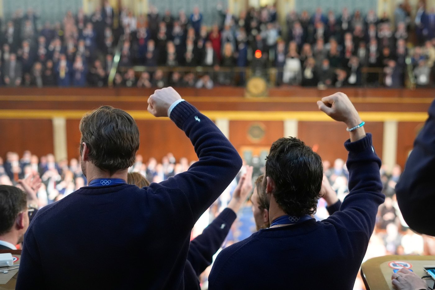 US men's hockey team feted at State of the Union; Trump says women's team will be honored 'soon' | iNFOnews.ca US men's hockey team feted at State of the Union; Trump says women's team will be honored 'soon' | iNFOnews.ca