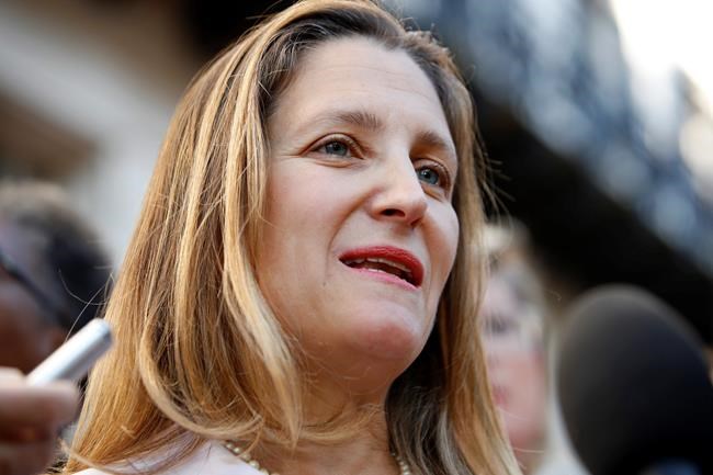Freeland, Lighthizer making decisions on NAFTA as Trump's Friday deadline looms | iNFOnews.ca Freeland, Lighthizer making decisions on NAFTA as Trump's Friday deadline looms | iNFOnews.ca